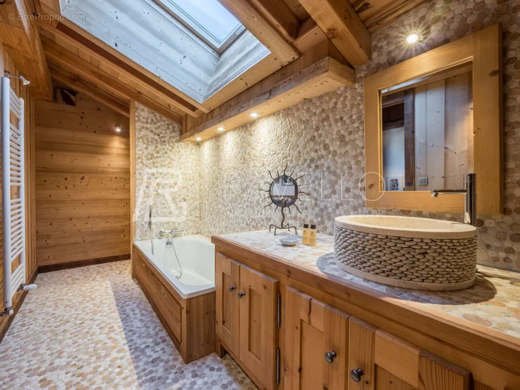 Salles de bain - Chalet avec Vue Panoramique en Val d'Arly