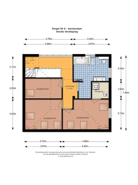 Appartement 4 pièces à Amsterdam