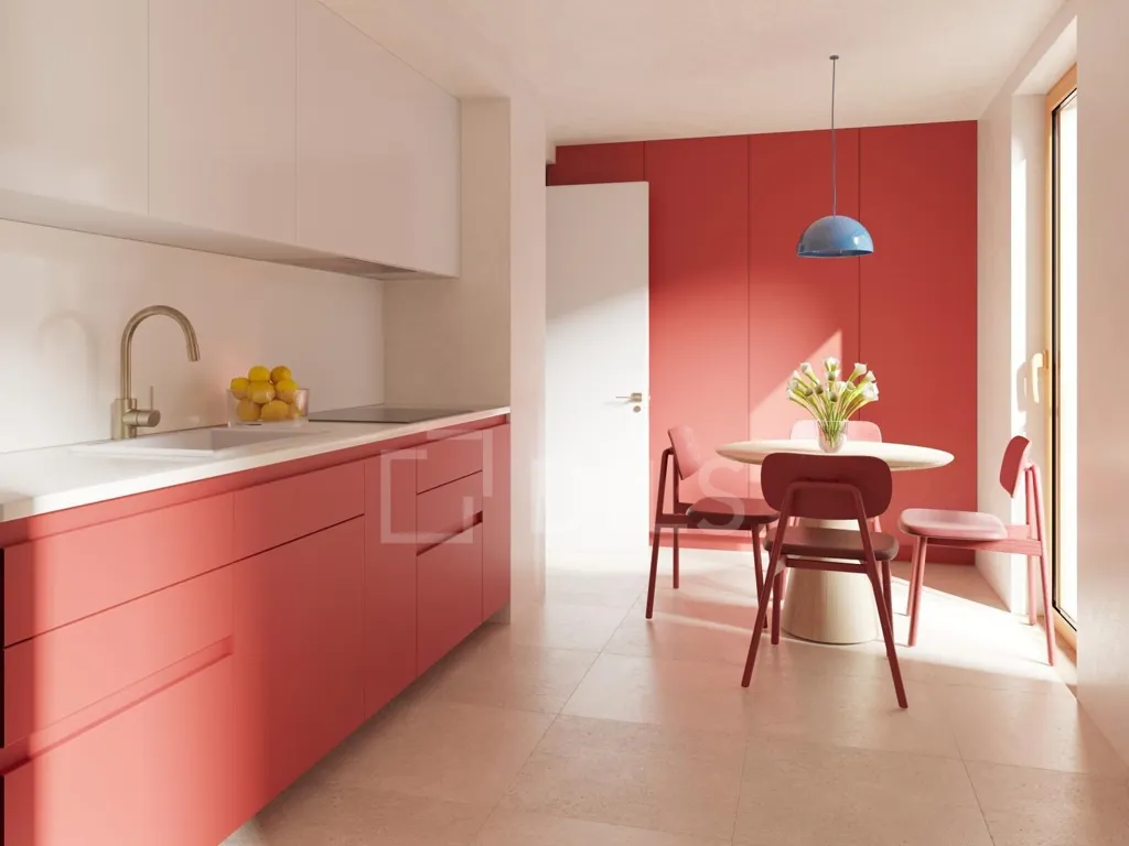 Köök - 2 Bedroom Flat with Rooftop Pool in Lisbon