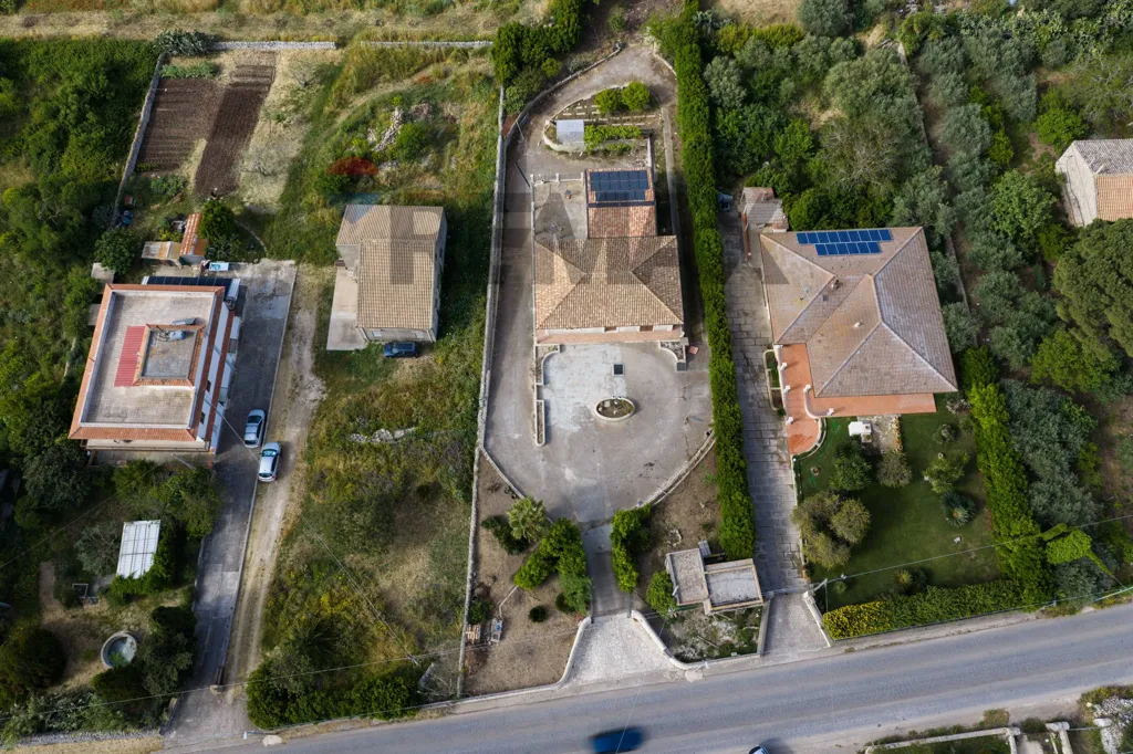 Vue aérienne - Villa with Panoramic View in Modica