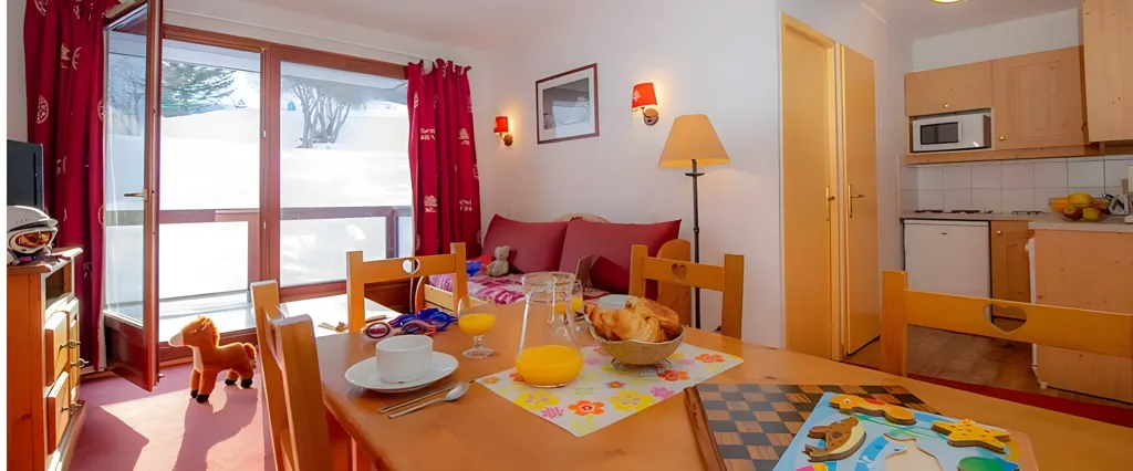 Salle à manger - Appartement T2 en Résidence Touristique à Villarimbard
