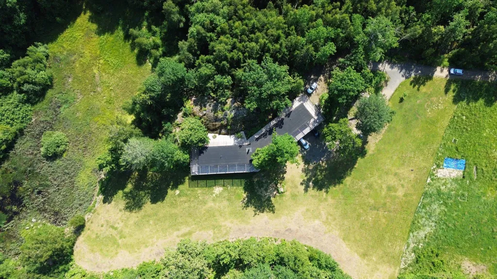 Vue aérienne - Tham & Videgård Villa with Private Bird Pond in Haganäs