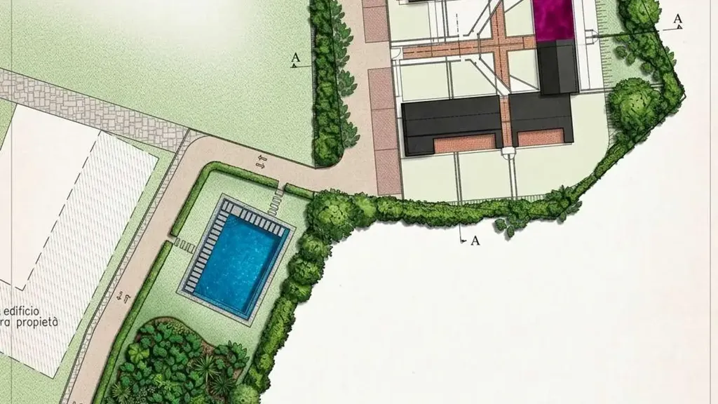 Plan - Apartment with Pool in Lazise