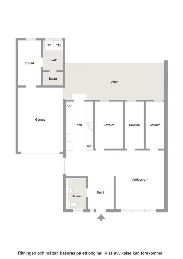 Planimetria - Semi-Detached Villa with Garden in Bodafors