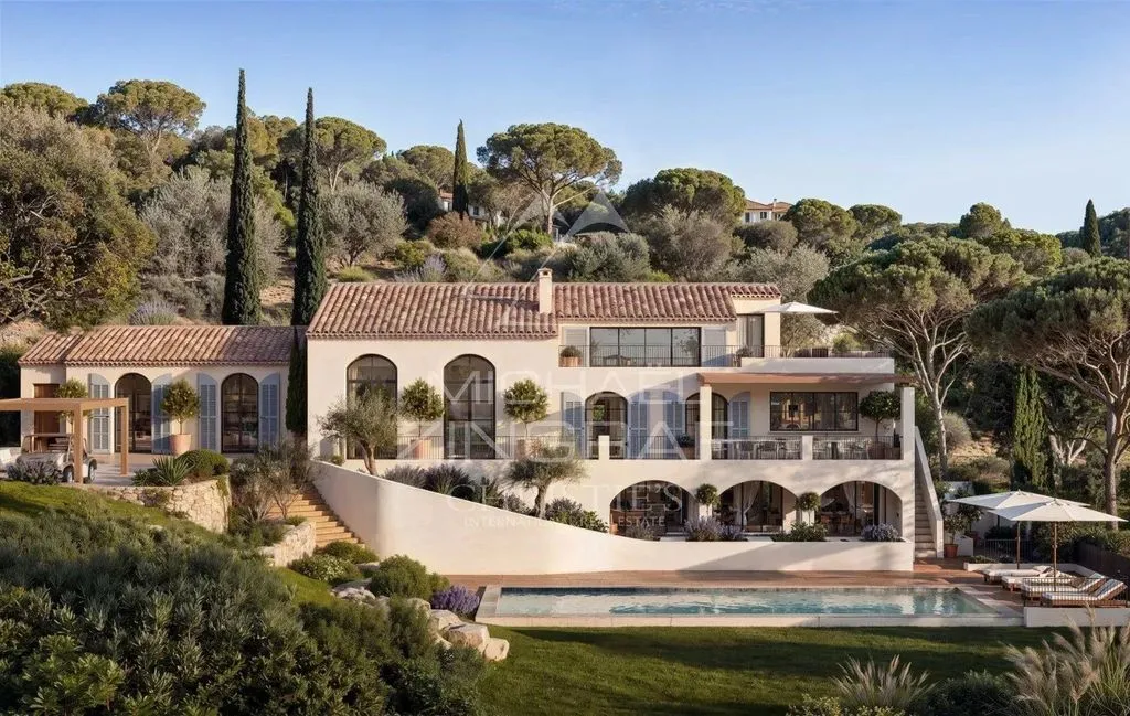 Extérieur - Villa Luxueuse avec Vue Mer à Ramatuelle