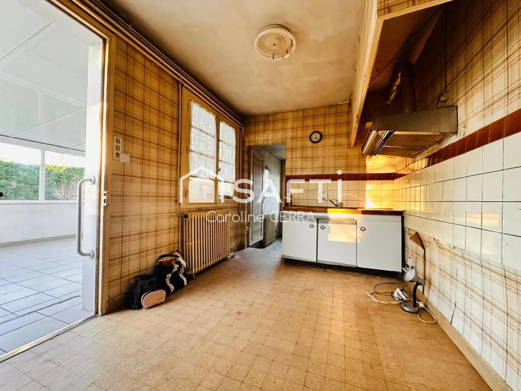 Köök - Mid-Century House with Garden in Mérignac