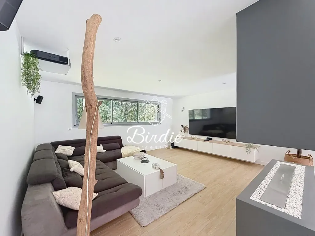 Soggiorno - Architectural Villa with Pool near Capbreton