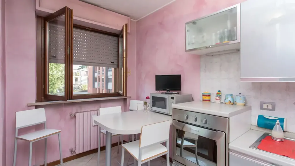 Köök - Trilocale with Balcony in Figino, Milan