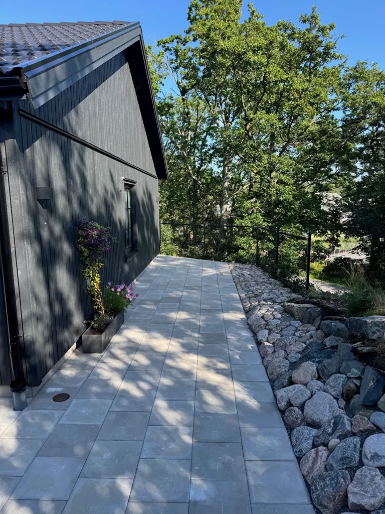 Terrasse - Modern Villa with Solar Panels in Halland