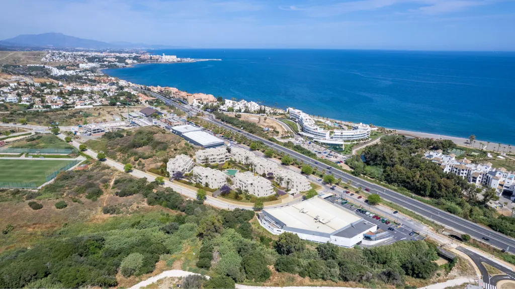 Vue aérienne - Penthouse with Sea View in Estepona