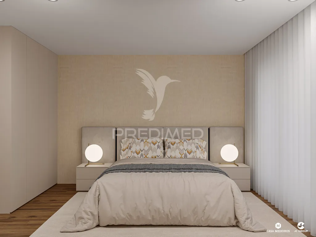 Chambres - T1+1 Apartment with Sea View in Construction