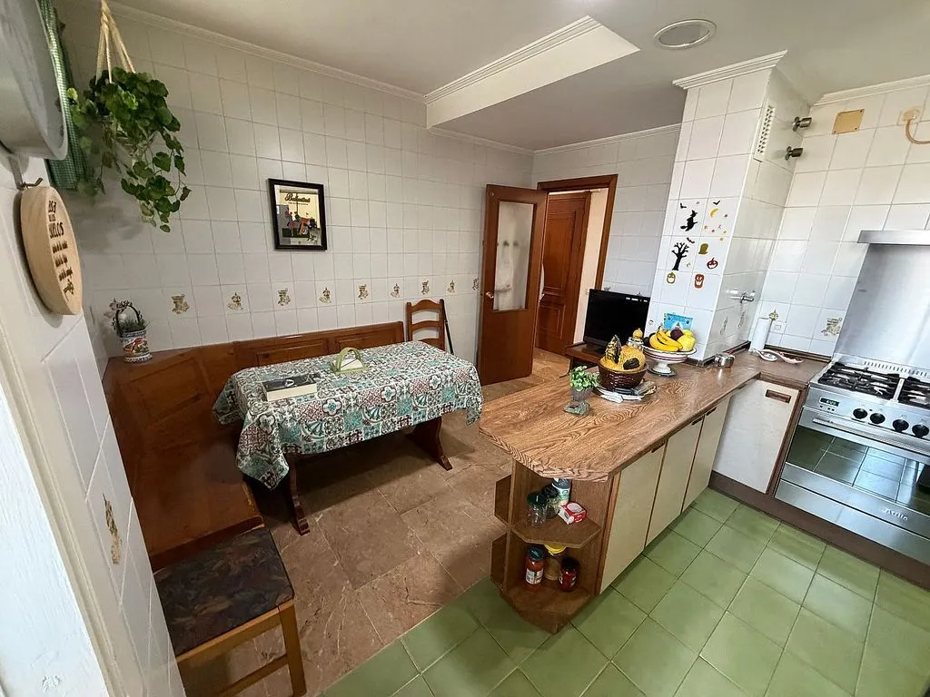 Köök - Beachfront Apartment with Garage in Playa Victoria