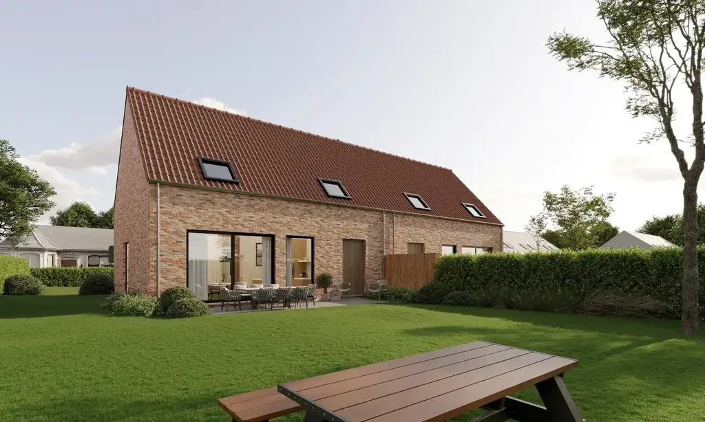 Nouvelle Construction de Maisons Contemporaines à Maldegem