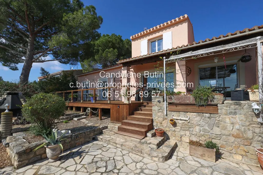 Terrasse - Villa Rénovée avec Piscine et Vue à la Clape