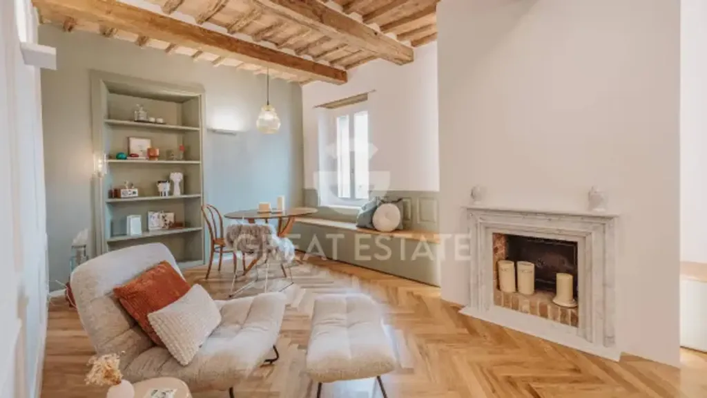 Soggiorno - Restored Apartment with Historic View in Città della Pieve