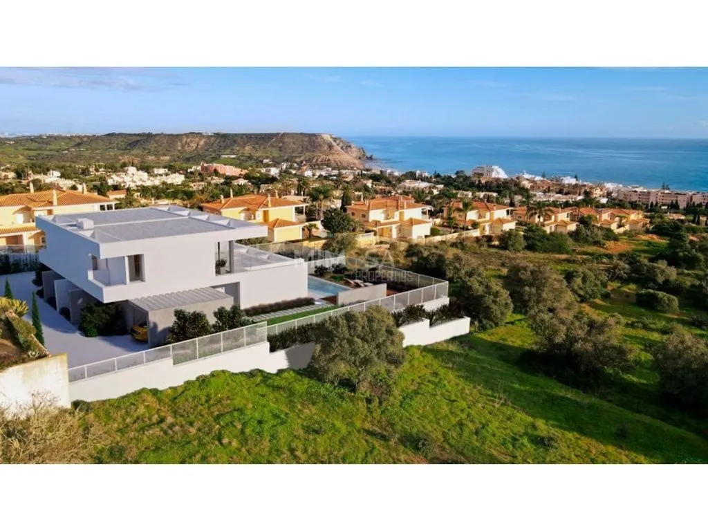Vue aérienne - Contemporary Villa with Ocean Views in Praia da Luz