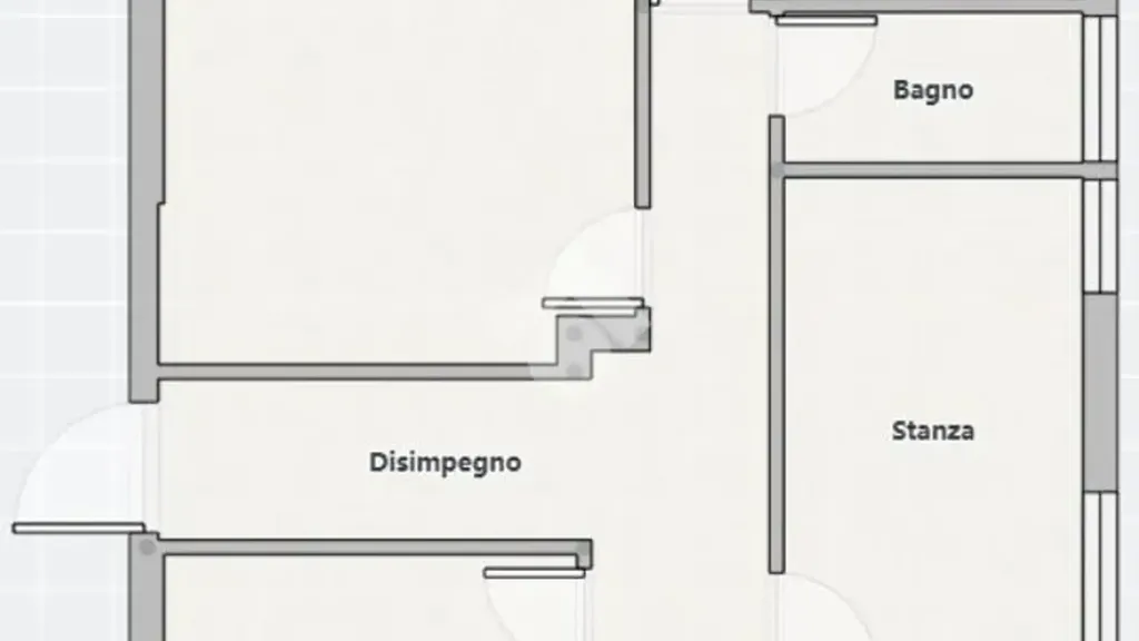 Plan - Rented Office-Style Flat in Central Cassino