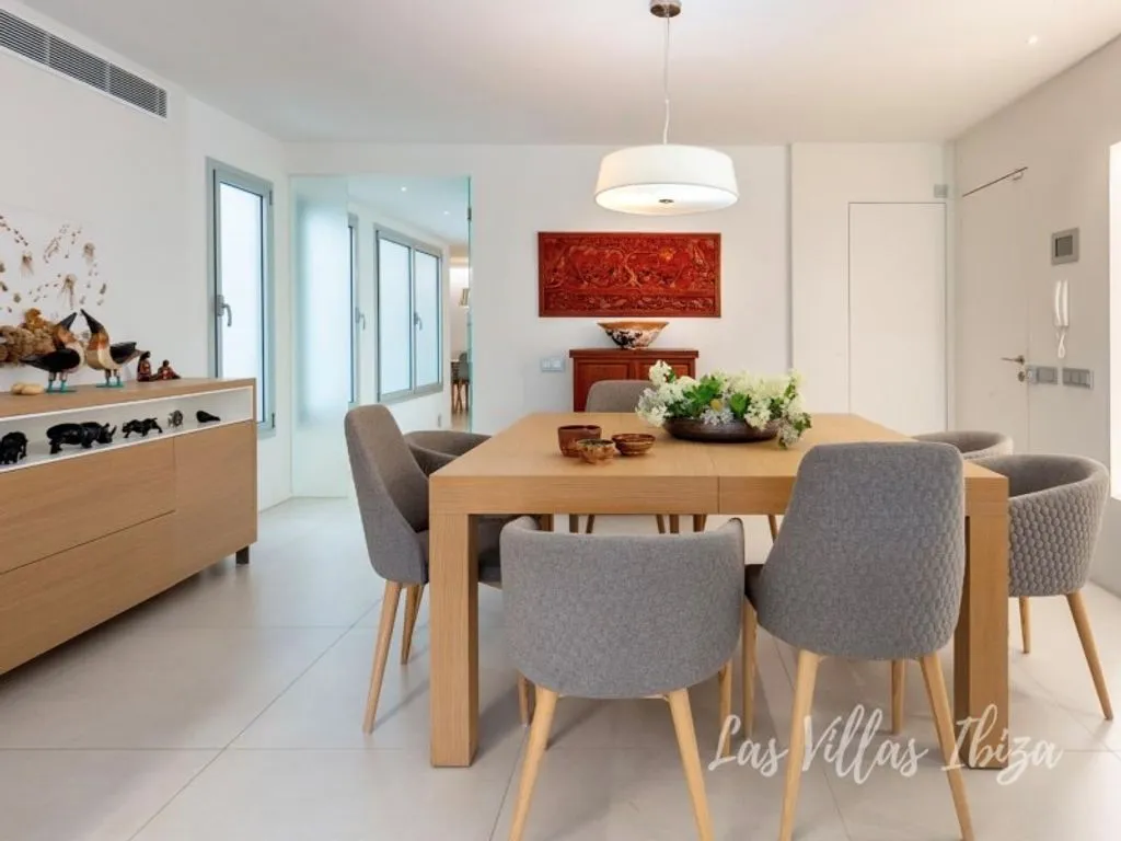 Comedor - Piso de lujo con terraza en Brisol, Ibiza