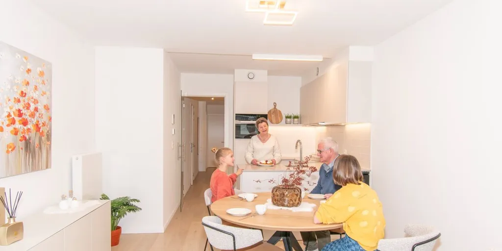 Söögituba - New Build Apartment with Sea View in Ostend