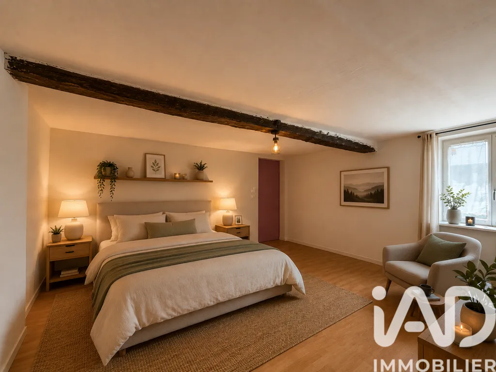 Bedrooms - Longère to Renovate in Normandy Countryside