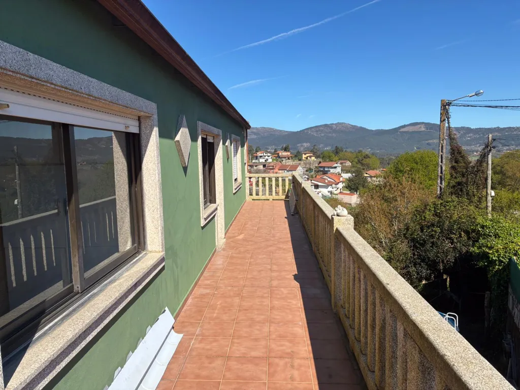 Balcony - Isolated House with Garden in Mos, Pontevedra
