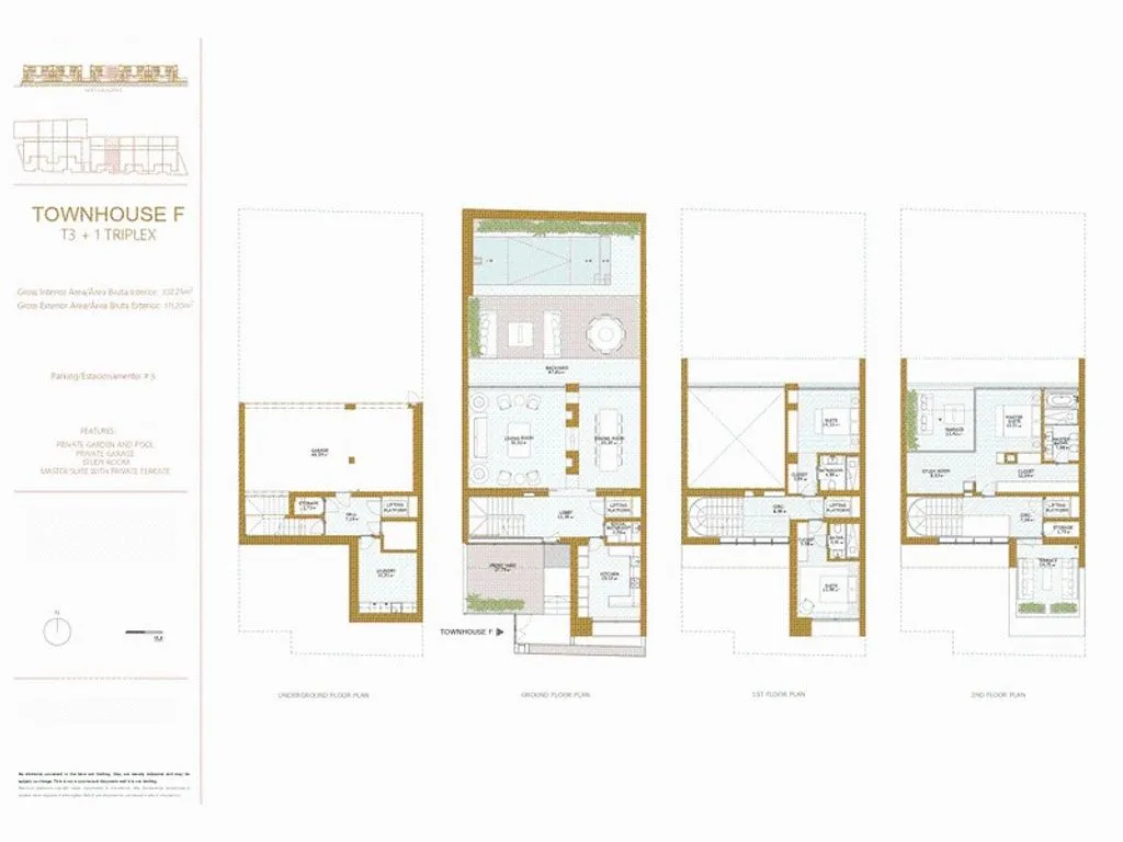 Plan - Luxury Townhouse with Private Pool in Cascais