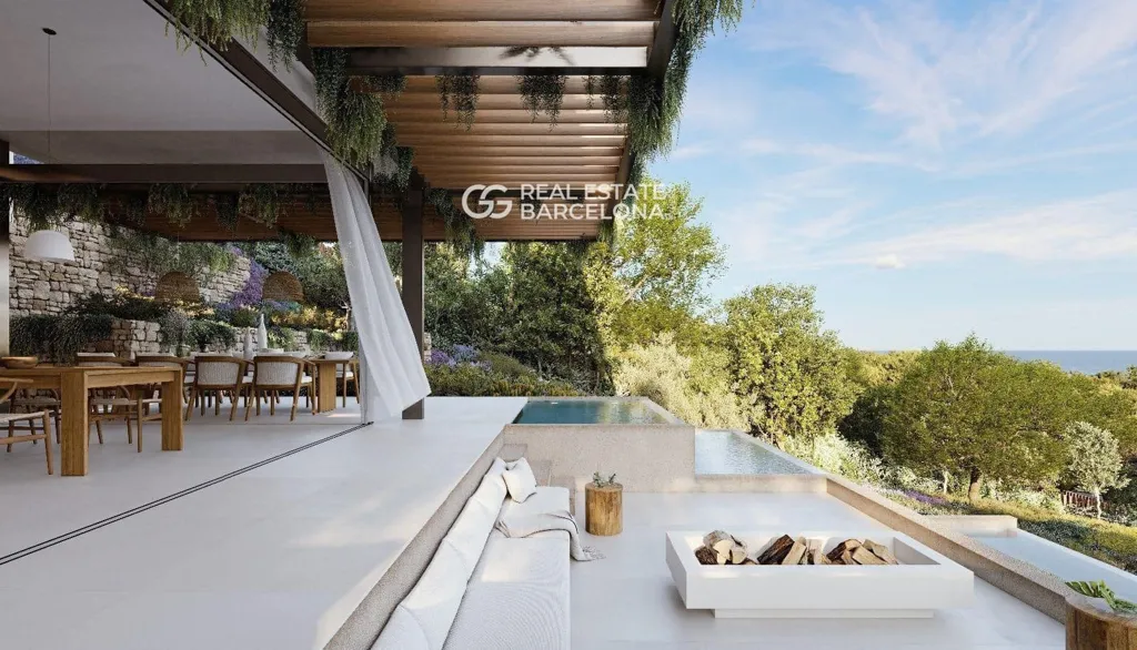 Terrass - New Build Villa with Sea View in Palafrugell