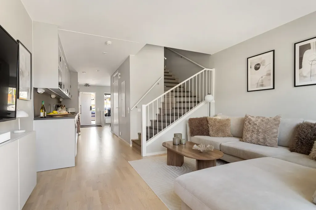 Séjour - Modern Flat with Balcony in Båstad
