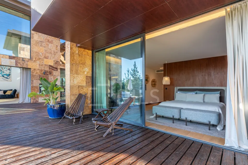 Terrace - Modern Villa with Sea View in Troia Resort