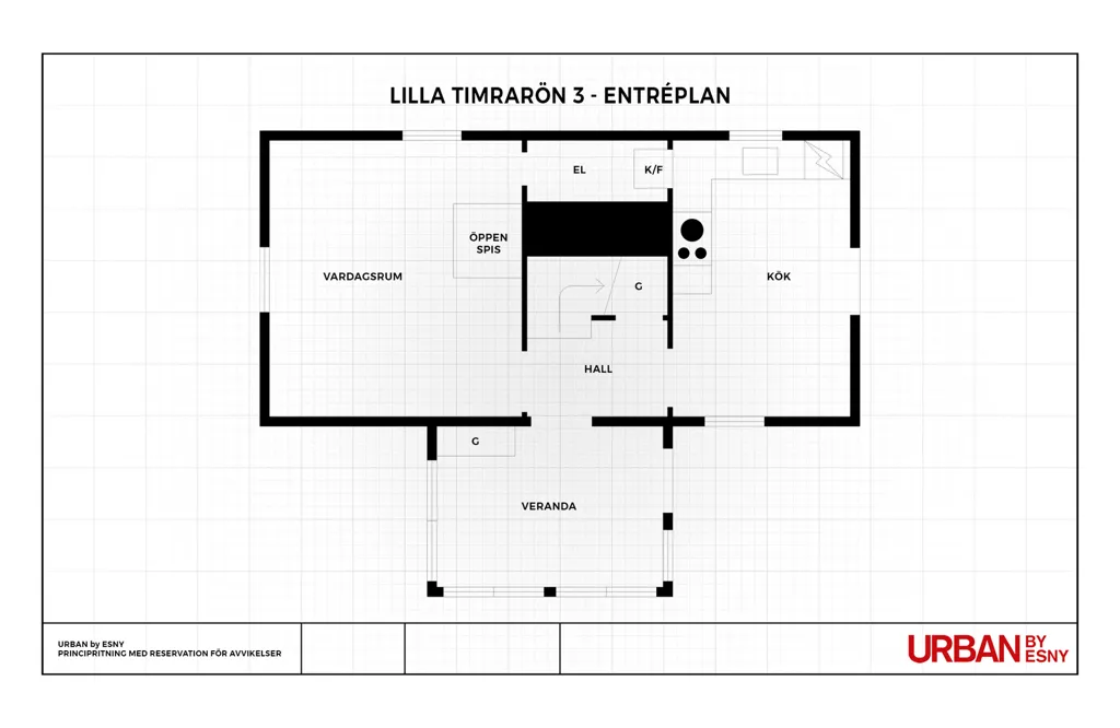 5-toaline maja asukohas Österåkers kommun