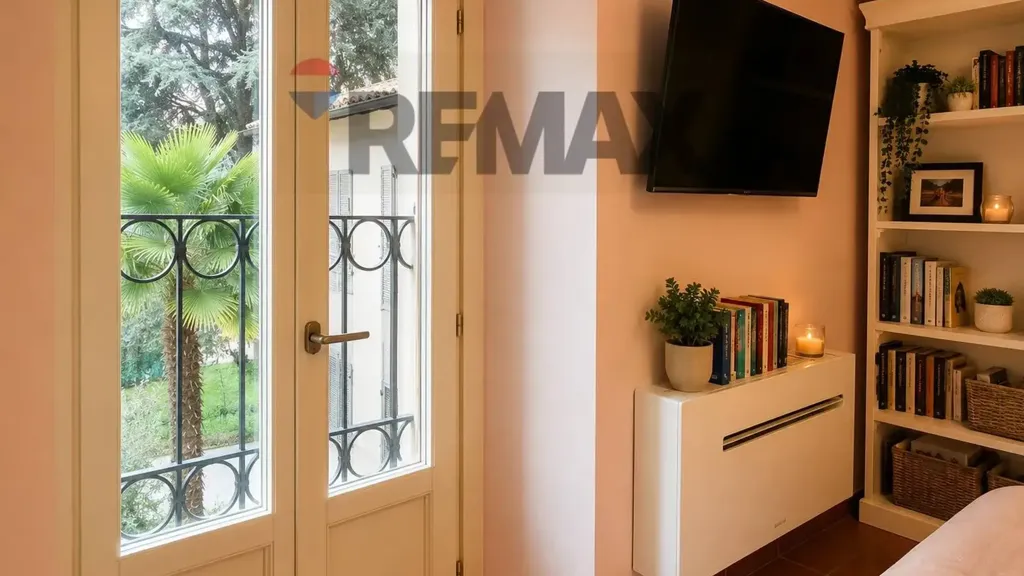 Séjour - Historic Apartment with Courtyard in Pavia