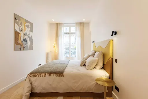 Chambres - Appartement de Luxe Haussmannien avec Vue Panoramique à Paris 8ᵉ