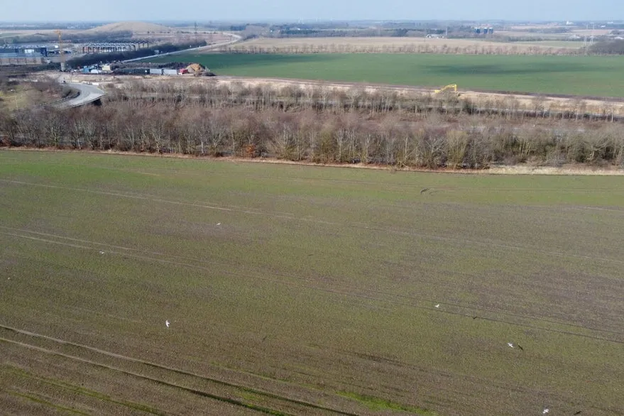 Vue aérienne - Industrial Plot with E20 Access in Esbjerg
