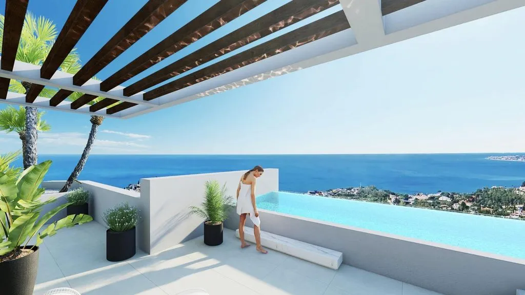 Terrasse - Luxury Villa with Sea View in Benalmádena