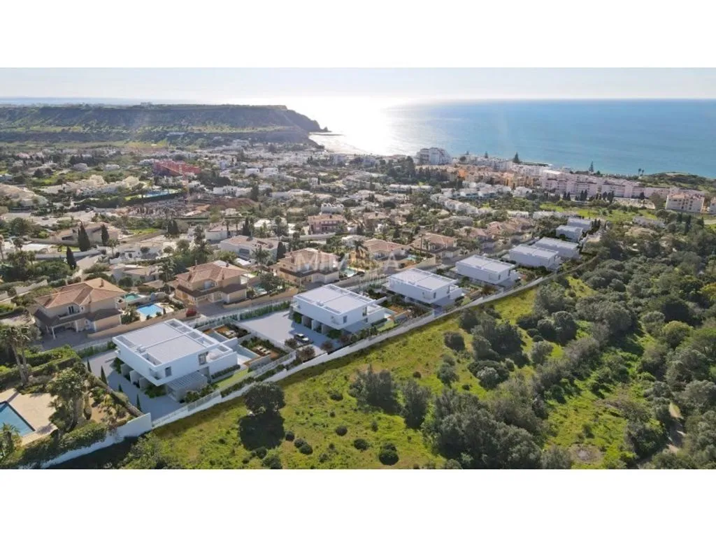 Vue aérienne - Contemporary Villa with Ocean Views in Praia da Luz