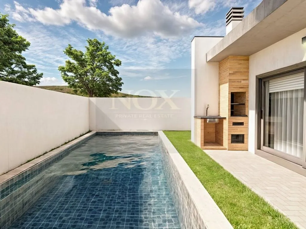 Piscine - New Detached House with Pool in Seixal