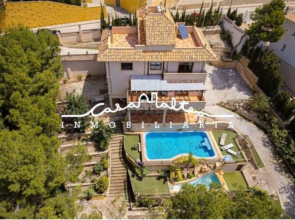 Vue aérienne - Luxury Chalet with Mountain Views in Altea