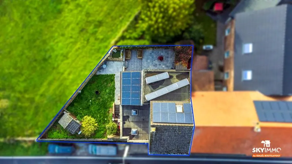 Vista aerea - Charming House with Terrace in Waremme