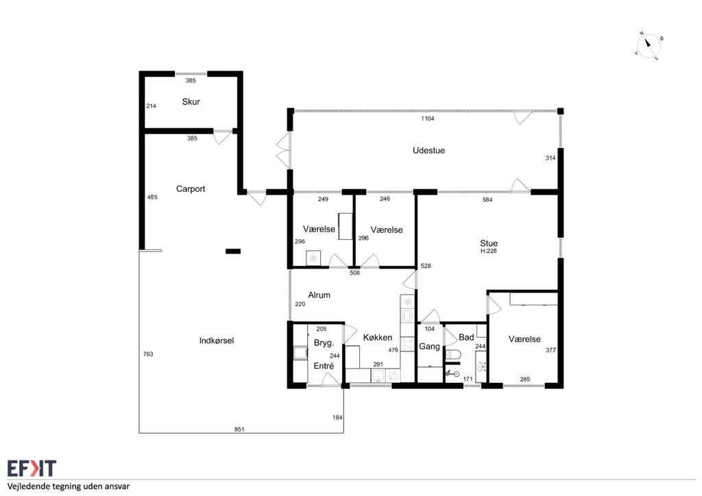 Maison 4 pièces à Vildbjerg
