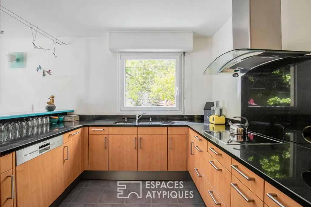 Cuisine - Appartement avec Terrasse au Premier Étage à Paris