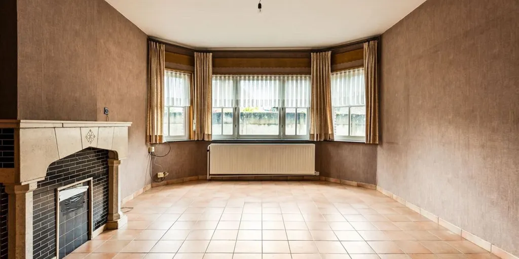 Séjour - Maison à Renover avec Jardin à Olmen
