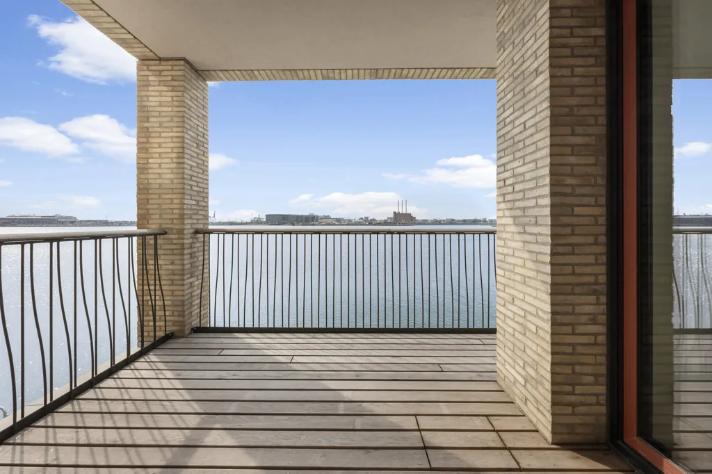 Balcon - Apartment with Sea View and Garden in Hellerup