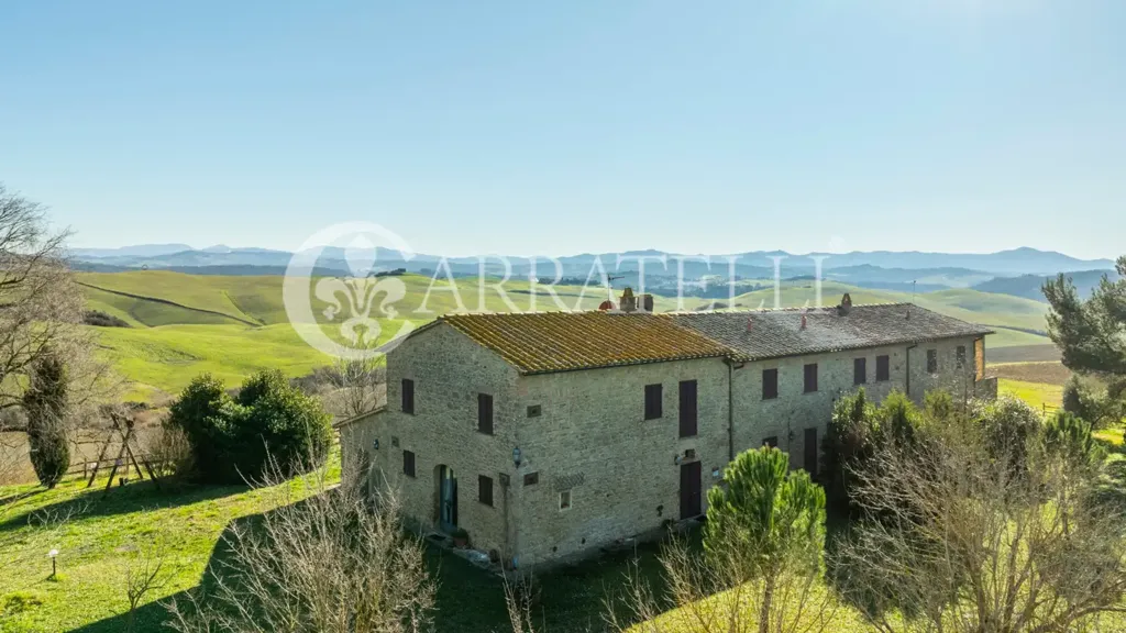 Õhuvaade - Rustic Farmhouse with Pool near Volterra
