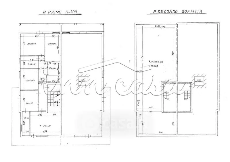 Planimetria - Bifamiliar House with Workshop in Verucchio
