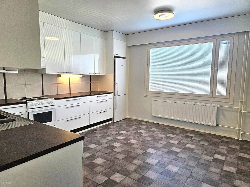 Kitchen - Fully Renovated Flat with City Centre Proximity in Rauma
