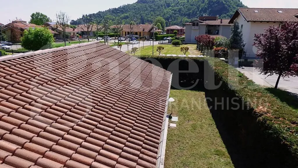 Vue aérienne - Rustic Villa with Private Garden in Cavour