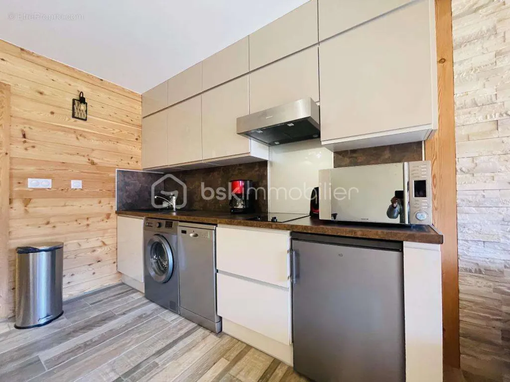 Cuisine - Studio Refait à Neuf avec Vue sur Briançon