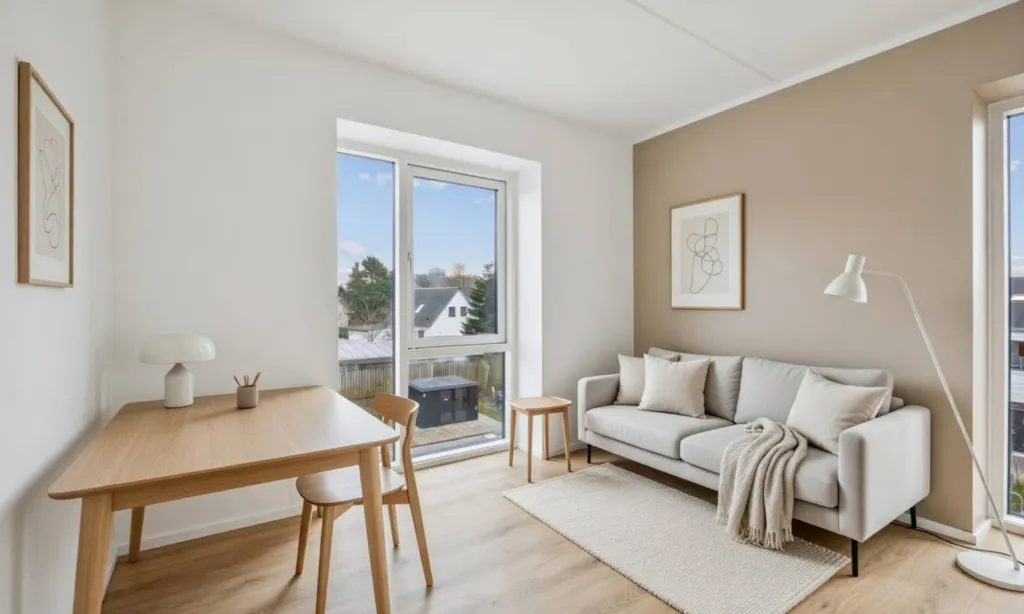 Séjour - 3-Bed Apartment with Private Terrace in Aalborg SØ