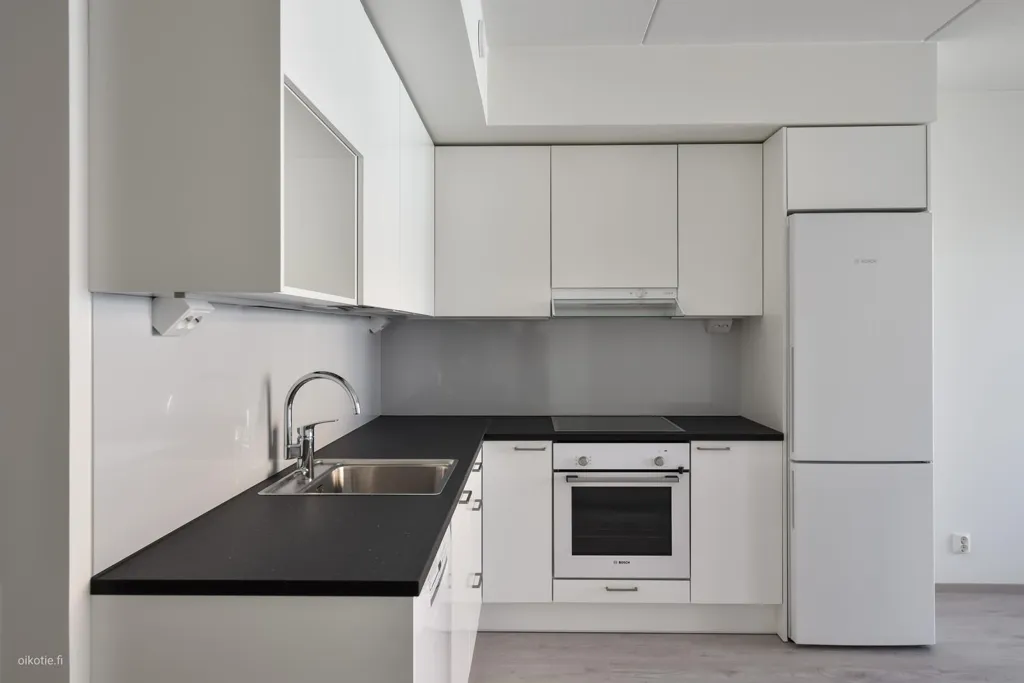 Cucina - Two-Room Apartment with Balcony in Turku