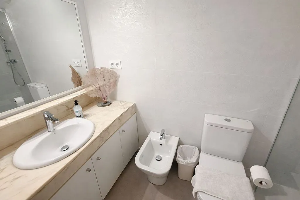 Salles de bain - Terraced House with South Terrace in Sitges Centre